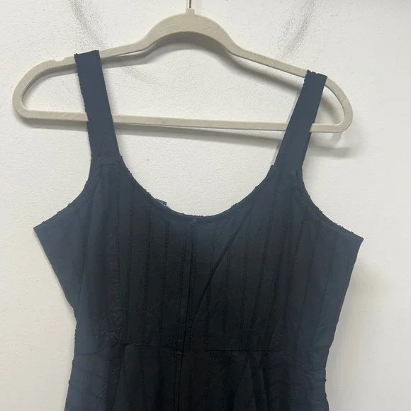 NWT Disturbia Blythe Handkerchief Hem Midaxi Dress Black Cotton whimsigoth 10 - Picture 8 of 10